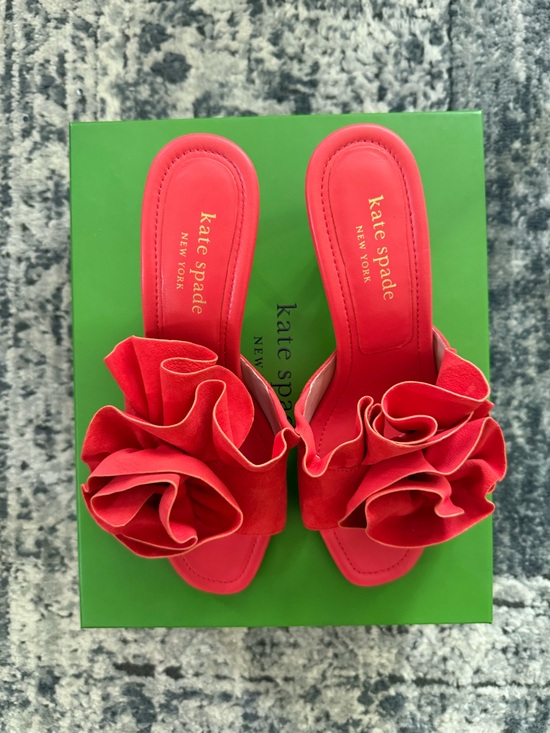 kate spade Shoes - kate spade red flourish sandals